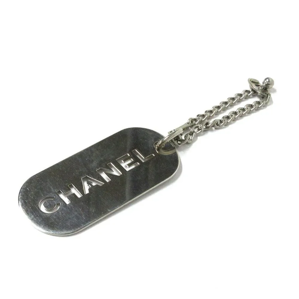 Authentic Chanel Silver Hardware Bag Charm #74712C14B